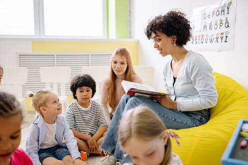 Engaging Storytime Session with Children